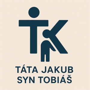 Udělej mi něco co bude vystihovat tátu jakuba a syna tobiáše nějak spojit písmeno T a K