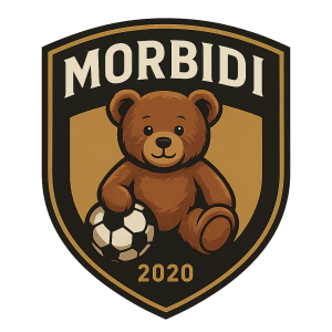 logo fotbalového klubu s názvem MORBIDI vznikl roku 2020 a v logu je plyšový medvídek hnědý