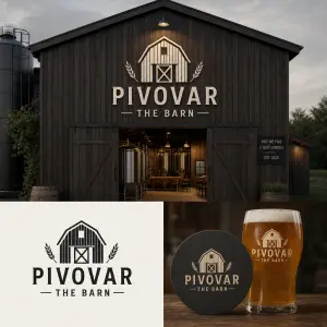 pivovar the barn a jeho logo