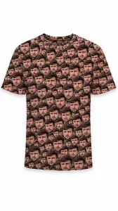 a teď dej obličeje po celém tričku aby byl potisk obličeje všude. Klidně 100x