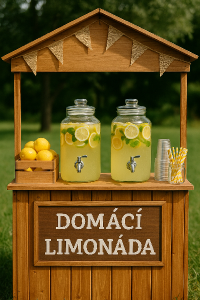 Stánek s domácí limonádou
