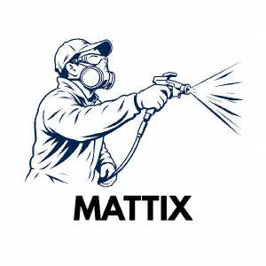 odeber z obrázku text: stavební malířství
Text: MATTIX zachovej