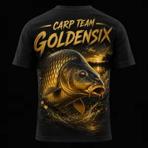 Jsme Carp team goldensix takze název temu na záda s nejlépe kaprem
