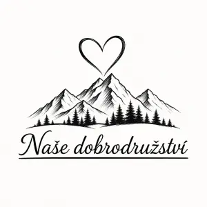 Název by měl byt podtrženy a mělo by tam byt srdce a hory