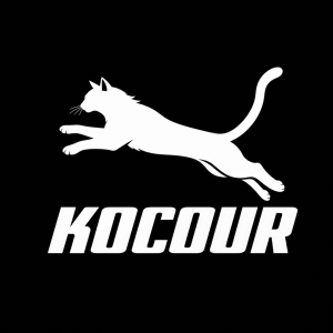 Rádoby "puma logo" ale bude to KOCOUR ještě ten nápis "kocour"