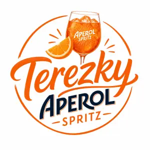 logo aperol spritz a nápis Terezky aperol