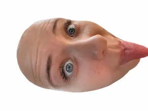 Odstranit pozadi a nechat tam jen oblicej a jazyk