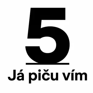 Pat který má pod sebou text: Já piču vím