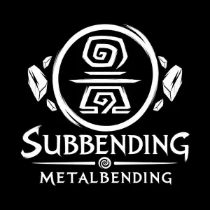 Subbending - Metalbending logo Atla a Tlok bílé