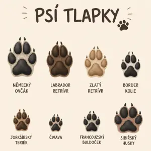 psi tlapky