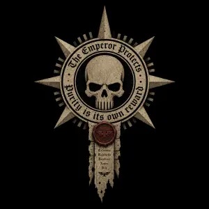 Chci na tričko takzvaný "purity seal" z warhammeru 40k