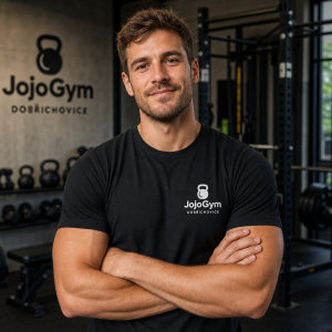 Dej logo klubu JojoGym Dobřichovice na levé prso