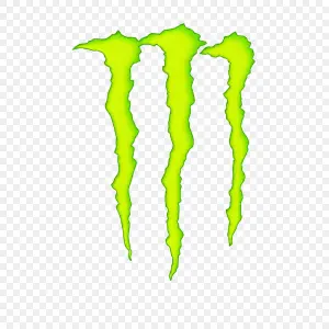 Monster energy jenom logo bez černého pozadí jenom to zelené
