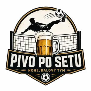 Vytvoř logo nohejbalového týmu: pivo po setu