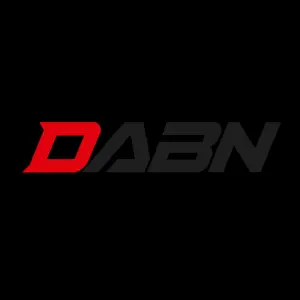 logo DABN cervene D a cerne ABN ale aby slo videt na cernym triku
