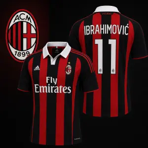 Chci ac Milan dres 2010-2011 a logo klubové chci toto