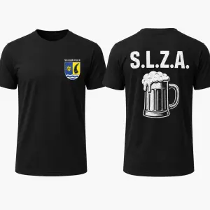 přední strana trika bude mít na leve straně erb obce šilheřovice
zadní strana bude s nápisem S.L.Z.A. a pod ním pivní s