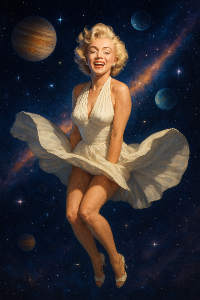 Merylin Monroe ve vesmíru