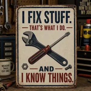 I Fix Stuff. That's what I do. And I know things.