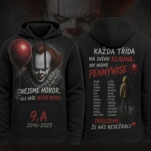 pennywise třídní mikina
