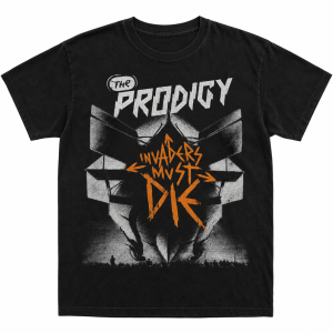 Tricko s logem Prodigy. Invaders must die