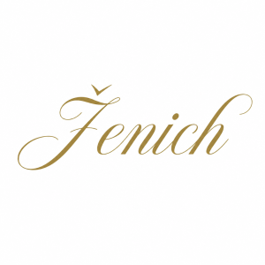 Nápis elegantním fondem “Ženich”.
