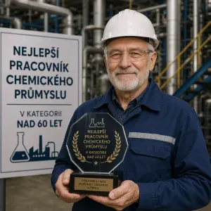 Nejlepší pracovník chemyckého průmyslu v kategorii nad 60 let.