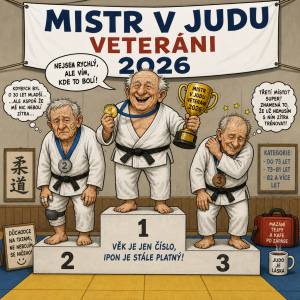 Mistr v judu veteráni 2026 vtipný obrázek