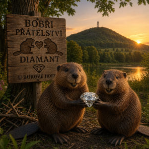 bobři přátelství diamant u Bukové hory