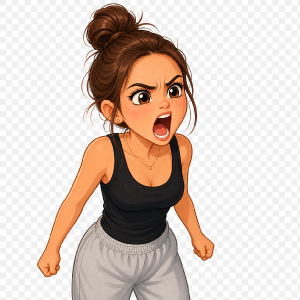 Změň vizualizaci na cute cartoon styl, jen postava, bez pozadí.