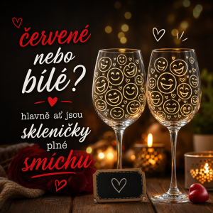 Oprava textu: červené nebo bílé? .......... hlavně ať jsou skleničky plné smíchu
