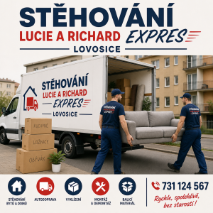 Stěehovani lucie a richard expres lovosice