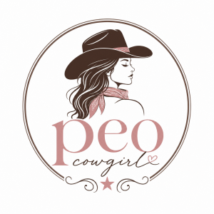 Vytvoř mi logo peo cowgirl