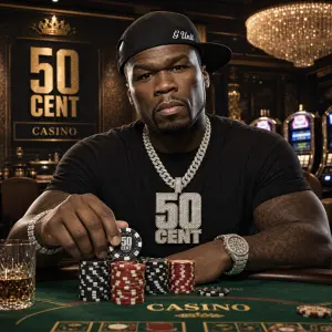 Casino postavicka aby vypadal jak 50 cent měl řetízek diamantový přívěsek 50cent