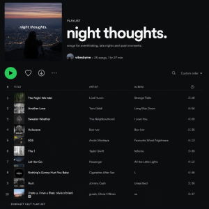 udelej mi playlist spotify