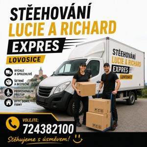 Stěehovani lucie a richard expres lovosice pridat moje cislo 724382100