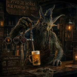 Nadprirozena bitost , vycep , pivo