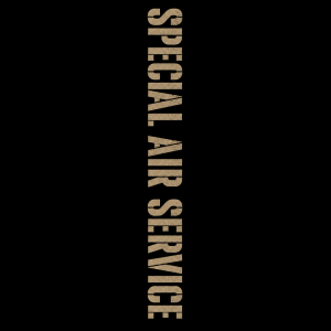 svislý nápis SPECIAL AIR SERVICE