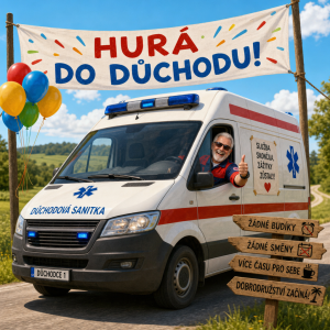 Hurá do důchodu se sanitkou