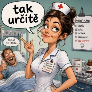Napis tak určitě
Obrázek vtipný zdravotní sestřička