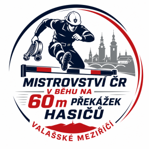 logo k mistrovství čr v běhu na 60 m překážek hasičů, Valašské Meziříčí