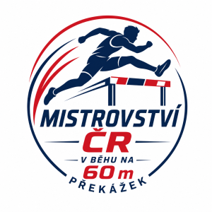logo k mistrovství čr v běhu na 60 m překážek