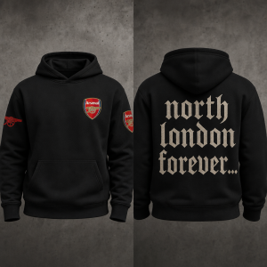 Na záda potřebuji nápis north london forever…na přední stranu logo Arsenalu na jeden rukáv znak Arsenalu (dělo) a na dru