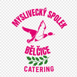 Změň černou barvu na růžovou,odstraň pozadí a doplň nápis CATERING ve stejné růžové barvě.
