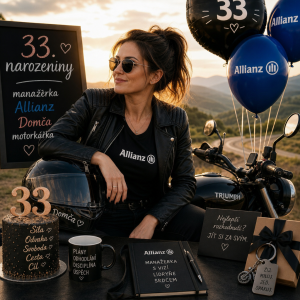 33.narozeniny, manazerka Allianz, Domča, motorkářka