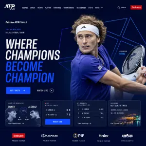 Vytvoř moderní profesionální navrch Design ve stylu ATP