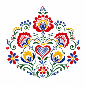 lidový folklorní ornament z Podluží