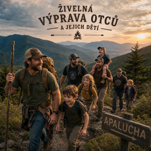 Živelná výprava otců a jejích dětí
Apalucha