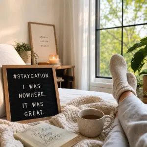 #staycation
I was nowhere. It was great.