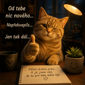Od tebe nic nového... Nepřekvapils... Jen tak dál...